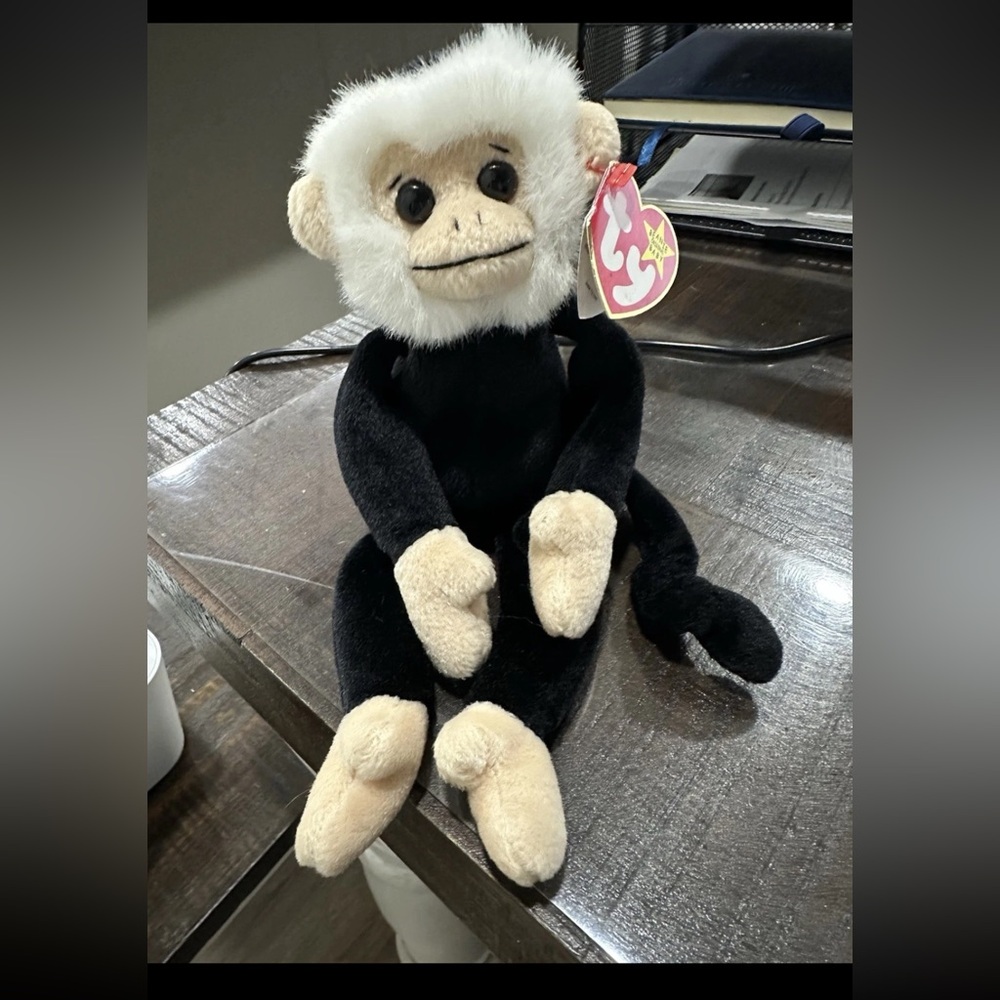 Retired Ty Beanie Baby Mooch The Monkey MINT Tags 1998 Errors RARE Ee7